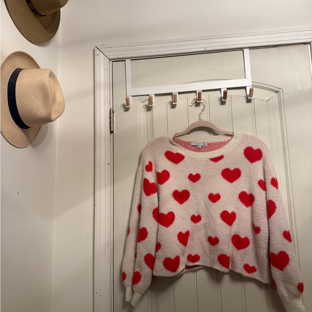 Valentine’s Day Heart Sweater Small
